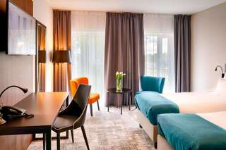 Отель Focus Hotel Premium Lublin Люблин Двухместный номер с 2 отдельными кроватями-5